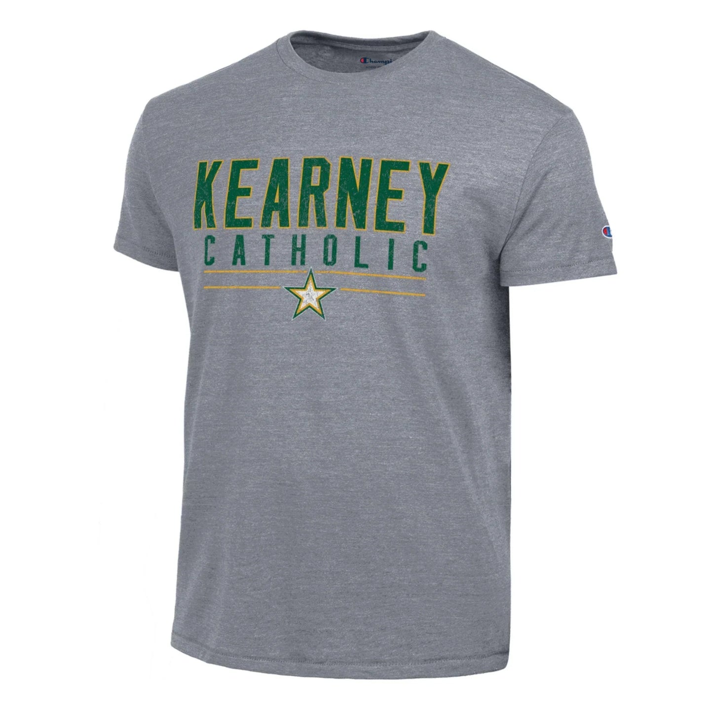 Kearney Catholic Stars Tri-Blend Straight Arrow T-Shirt
